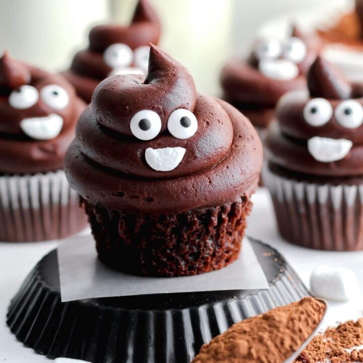 Poop Emoji Cupcakes - Parsley and Icing