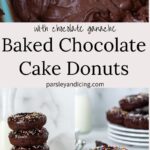 Pictures of chocolate cake donuts