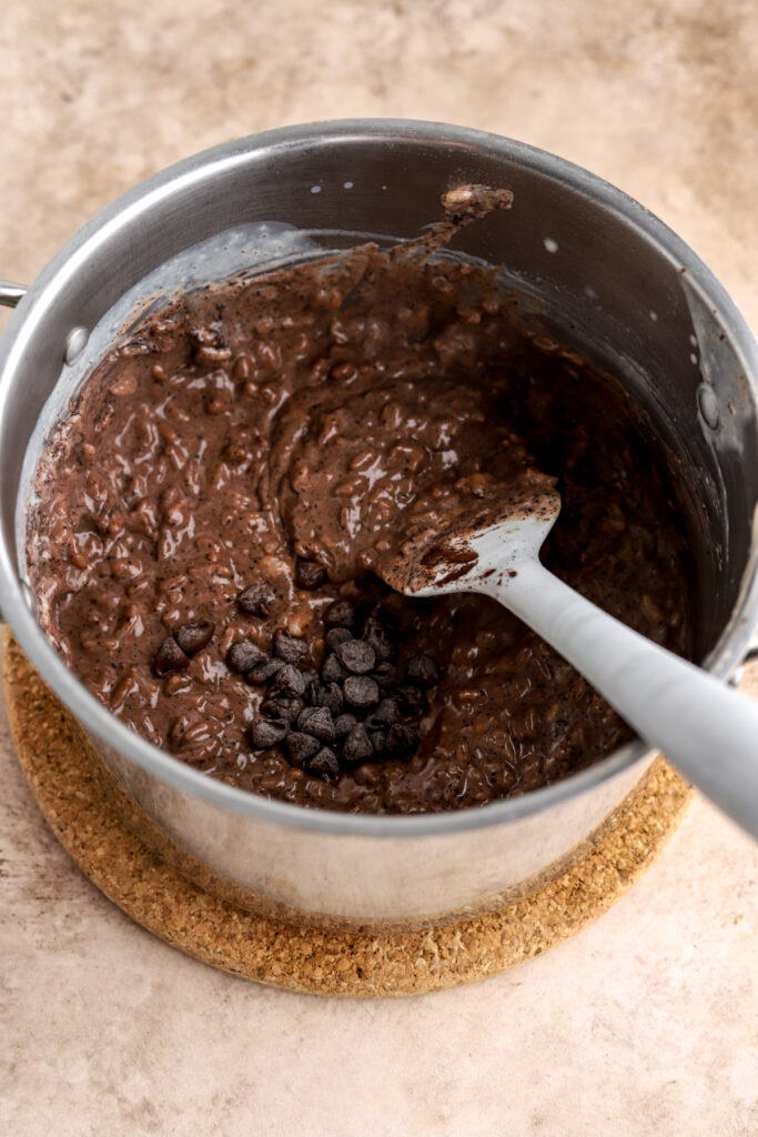 Chocolate Rice Pudding - Parsley and Icing
