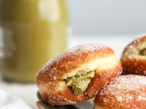 Pistachio Donuts - Parsley and Icing