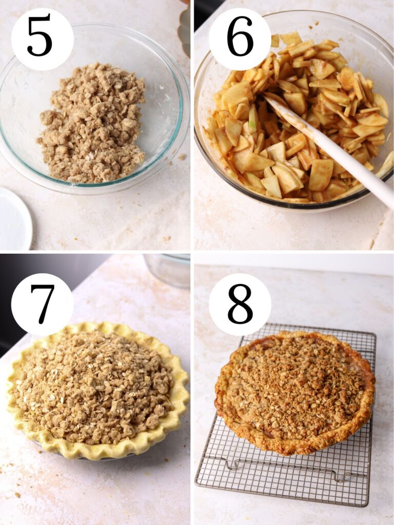 The Best Apple Crumble Pie Recipe (Homemade And Delicious!) - Parsley ...